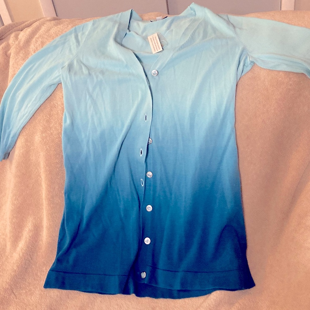 Tunic length cardigan